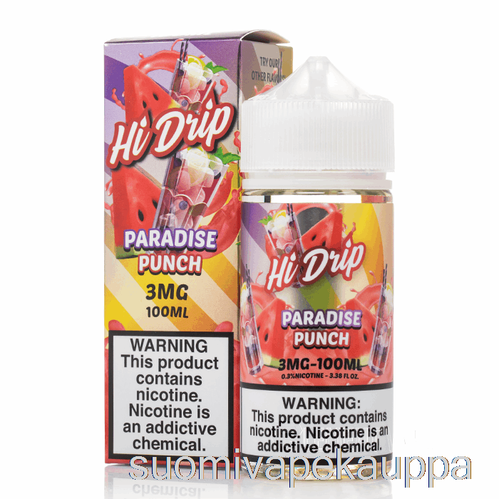 Vape Netistä Paradise Booli - Hi-drip E-nesteet - 100ml 3mg